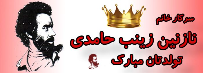 سرکار خانم نازنین زینب حامدی تولدت مبارک